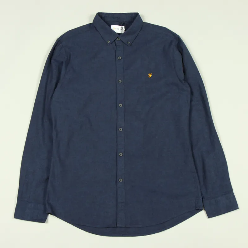 Farah Steen LS Shirt - True Blue